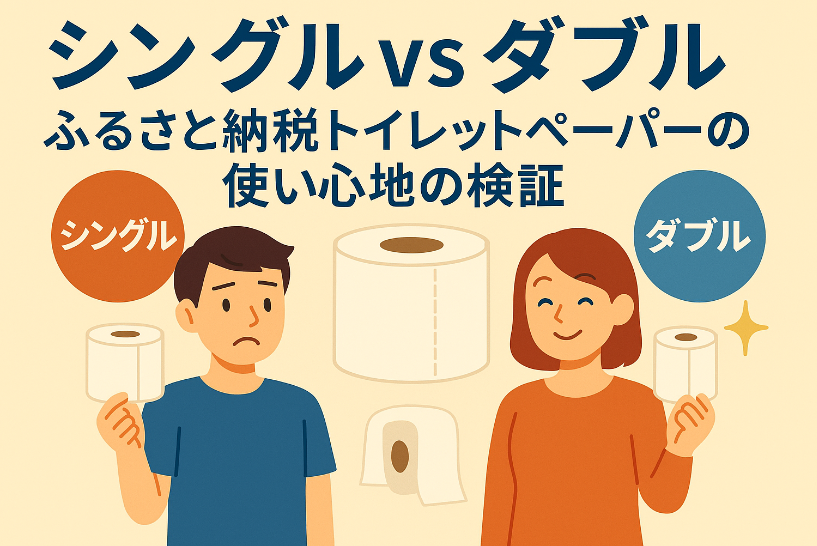 シングルvsダブル　ふるさと納税トイレットペーパー
