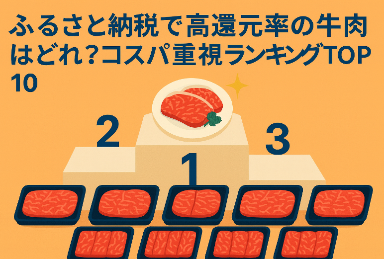 ふるさと納税で高還元率の牛肉はどれ？コスパ重視ランキングTOP10