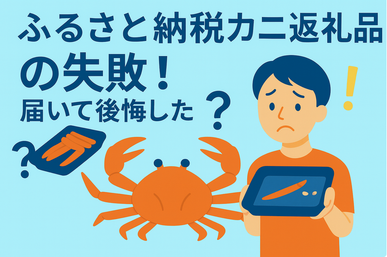 ふるさと納税カニ返礼品の失敗談｜届いて後悔したケースと注意点