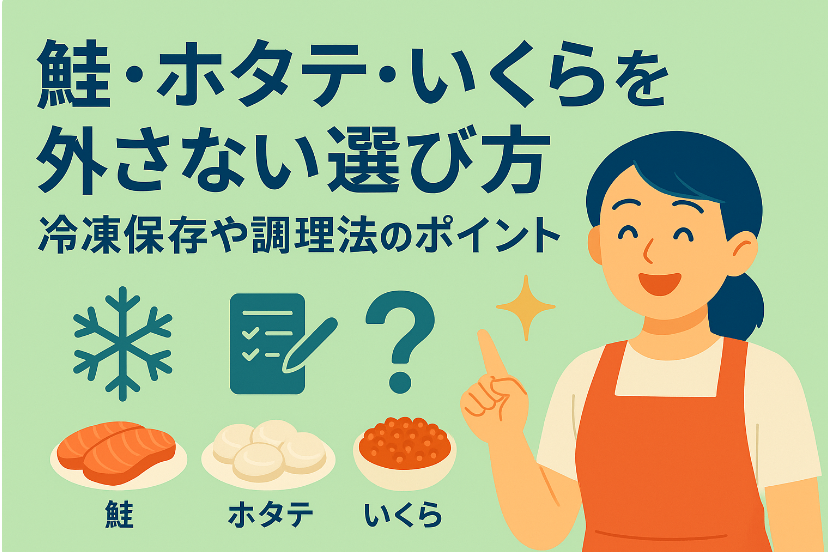 ふるさと納税で鮭・ホタテ・いくらを外さない選び方