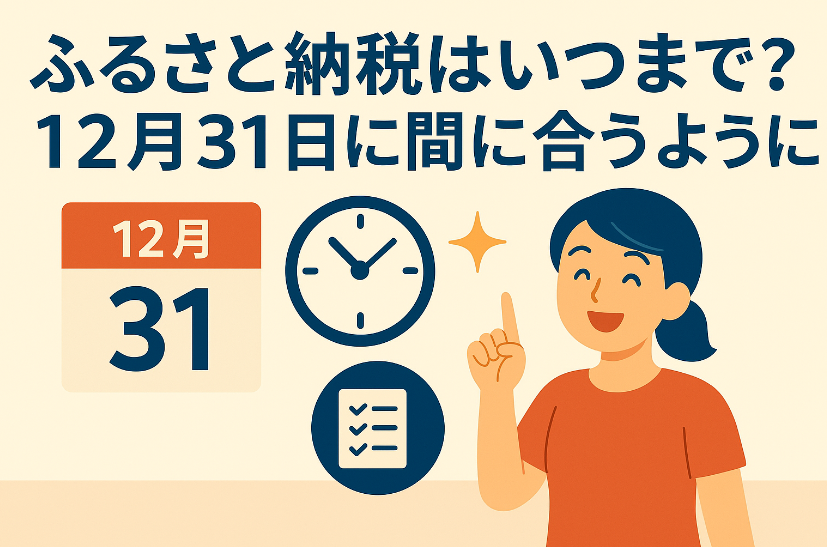 ふるさと納税はいつまで？2025年12月31日に間に合う決済方法と自治体別締切まとめ