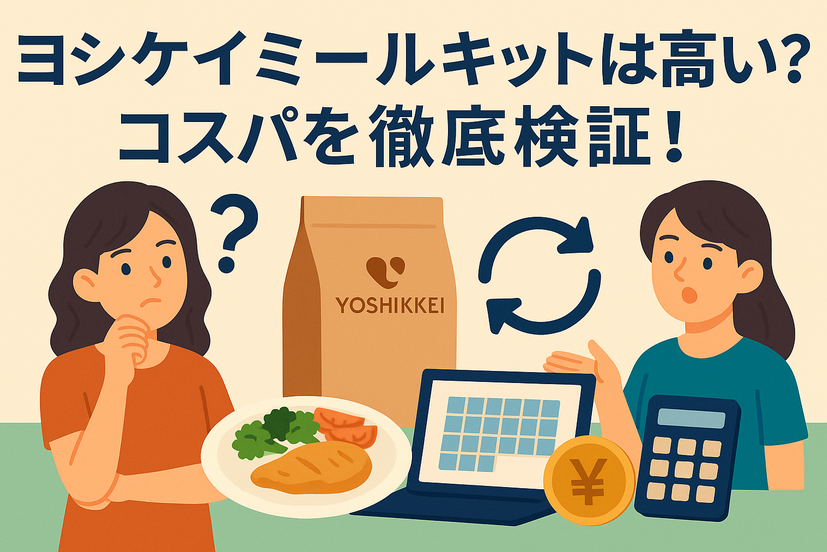 ヨシケイミールキットは高い 料金 比較