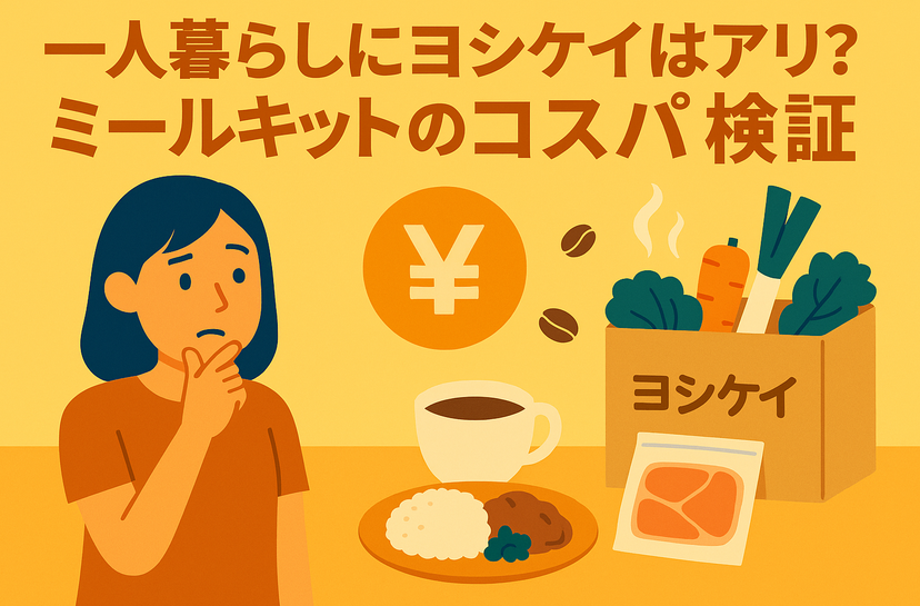 一人暮らし向けヨシケイミールキット｜量・値段・口コミからコスパ検証
